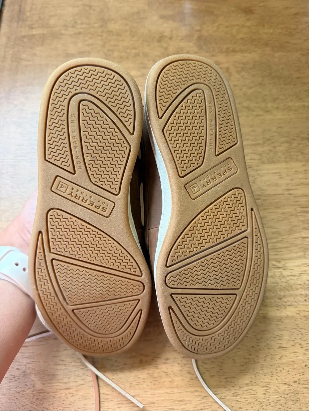 Boys Sperry Tan/Brown Suede Top-Sider Boat Shoe